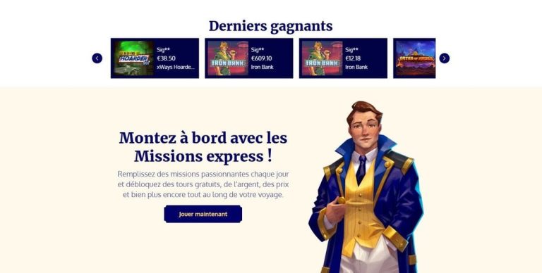 SlotExpress Casino missions